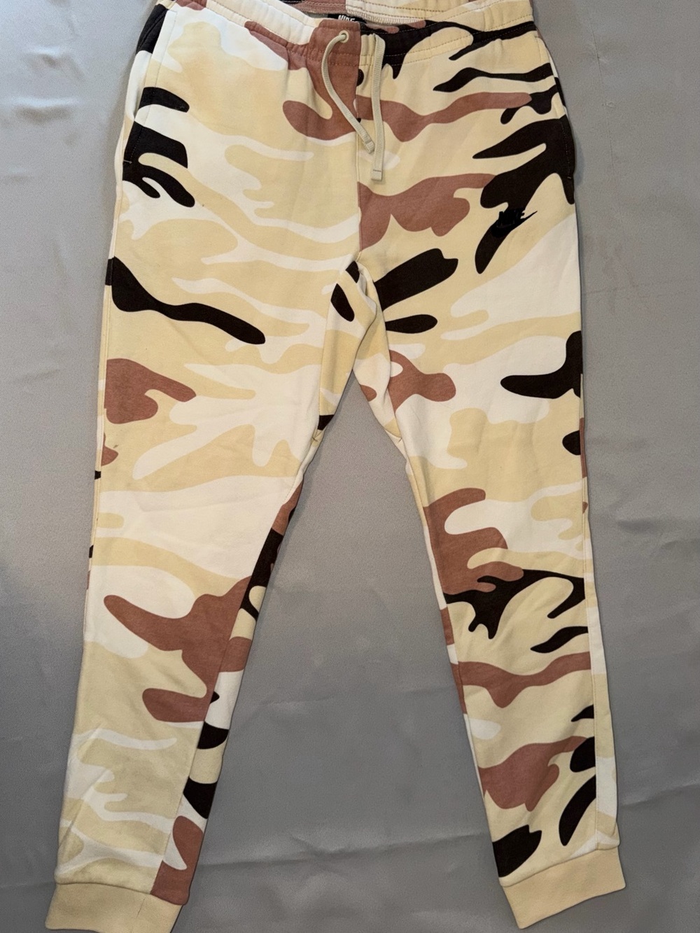 Womens Nike Jogger Pants - Beige/Brown Camo